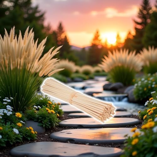 30 Pcs Reed Diffuser Sticks Natural Oil Aroma Diffuser Replacement Set for Home Office