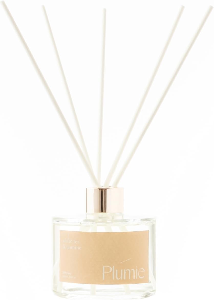 Plumie Reed Diffuser 85 oz White Tea Jasmine