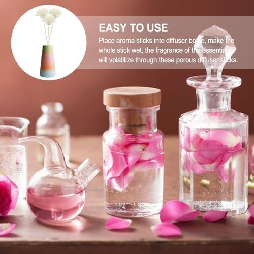 100pcs White Reed Diffuser Flowers Set