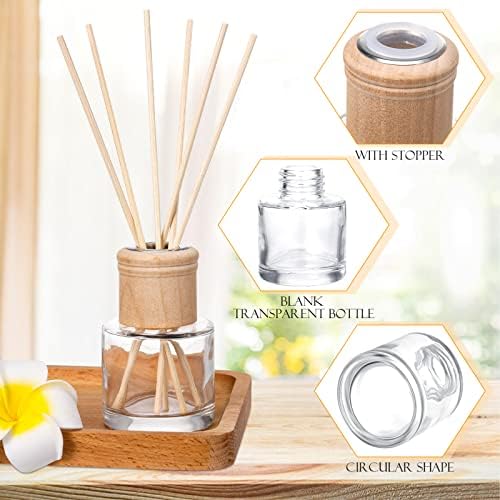 Roshtia 30 Set Glass Diffuser Bottles Refillable