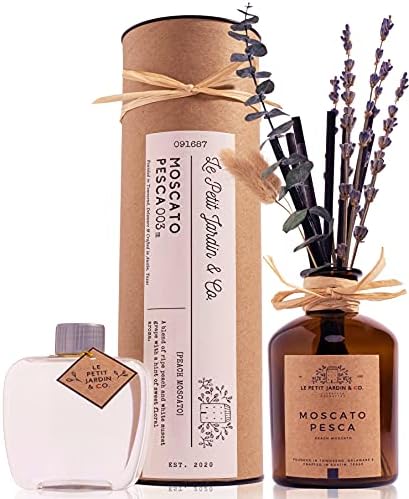 Reed Diffusers with Real Dried Flowers - Natural Aroma Set for Home Decor