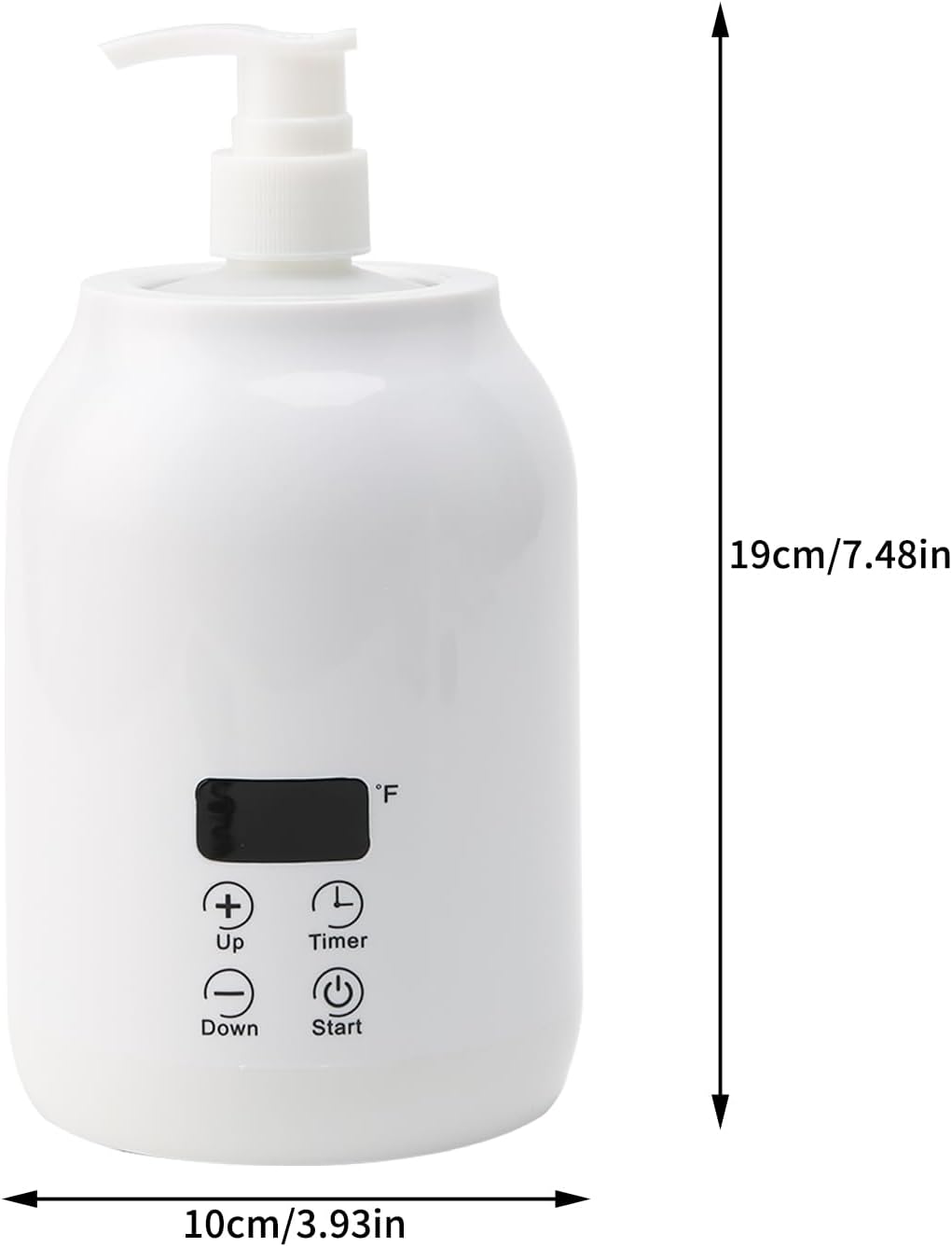 Massage Oil Warmer with 2 Bottles and Digital Timer