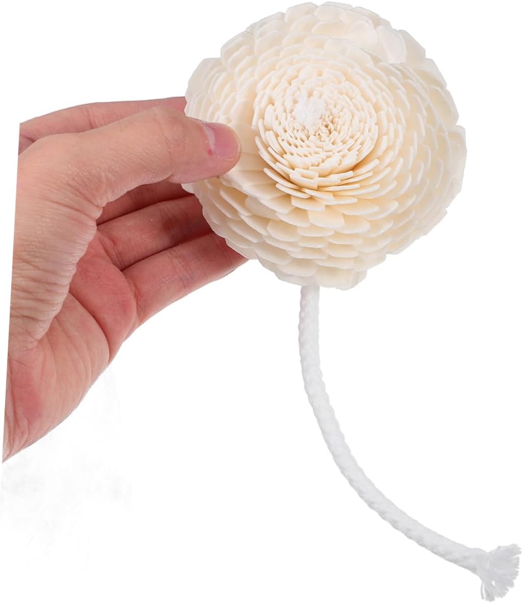 VALICLUD 3Pcs Realistic Flower Aroma Diffuser with Rope for Even Scent Distribution for Home Office and Spa Decor 1