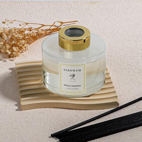 White Jasmine Reed Diffuser Set with 8 Sticks