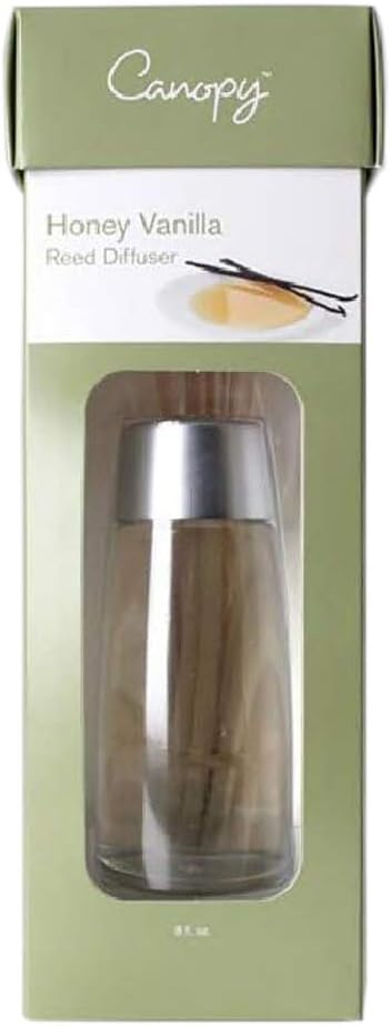 Hosley Reed Diffuser Set Honey Vanilla Scent