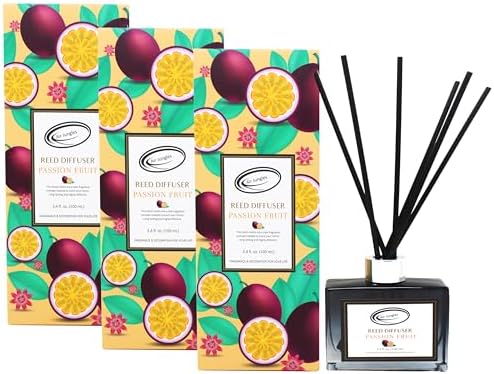 Air Jungles Passion Fruit Reed Diffuser Set 34 fl oz Pack of 3