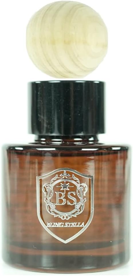 Silver Metal Wooden Ball Diffuser 3 Blue Autumn 17oz