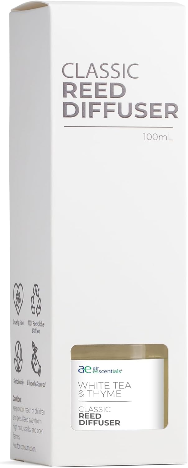 Classic White Tea Thyme Reed Diffuser Set