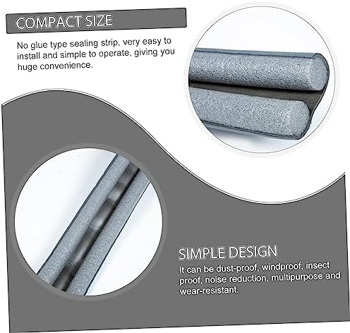 NUOBESTY 3Pcs Door Bottom Seal Strip Draft Stopper for Sound Reduction and Weather Stripping Easy Installation Home Use