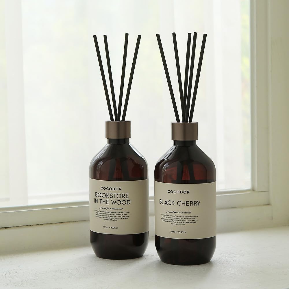 Cocodor Premium Cedar Wood Reed Diffuser Set