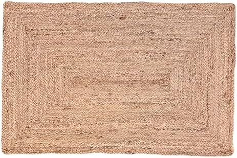 Ramanta Home Hand Woven Jute Braided Rug 24x36 Inch