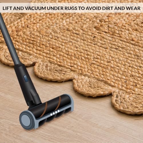HOMEMONDE Natural Jute Area Rug 2x3ft Braided