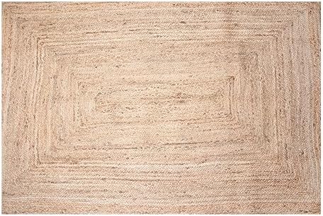 Craft Trade Hand Woven Jute Area Rug 3x5 Feet Rectangle