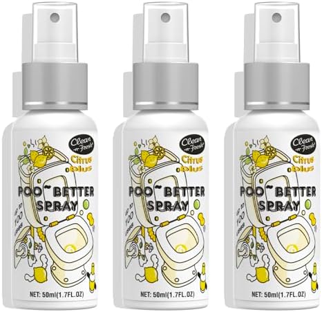 Clean-n-Fresh Toilet Spray 51 Fl Oz Pack of 3 Citrus Scent