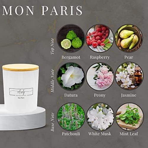 ASALY Luxury Candle Gift Set with 2 Candles and 1 Diffuser