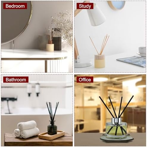 HARFINGTON 5oz Glass Diffuser Container