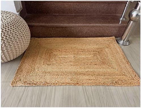 Savi Home Hand Woven Jute Braided Rug 2x3