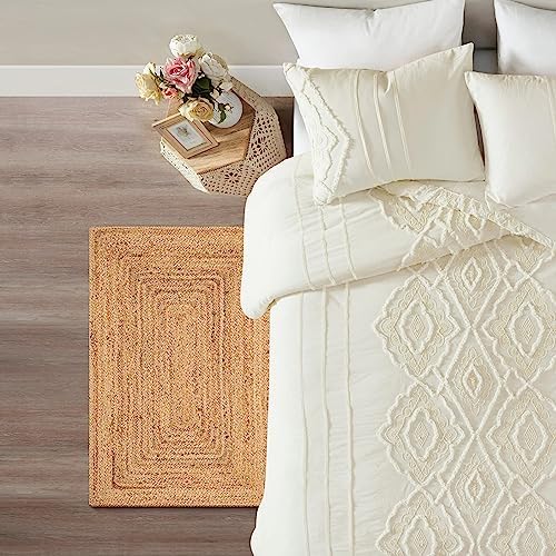 Savi Home Hand Woven Jute Braided Rug 2x3