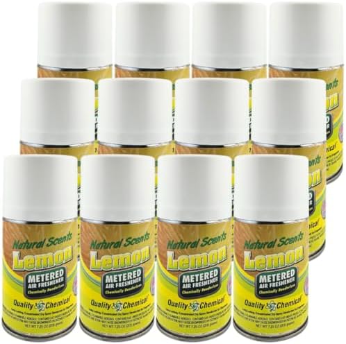 Quality Chemical Lemon Fragrance Refill Can - 725 oz Pack of 12