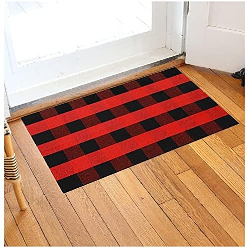 Winwinplus Buffalo Plaid Check Rug 275 X 43 Inch