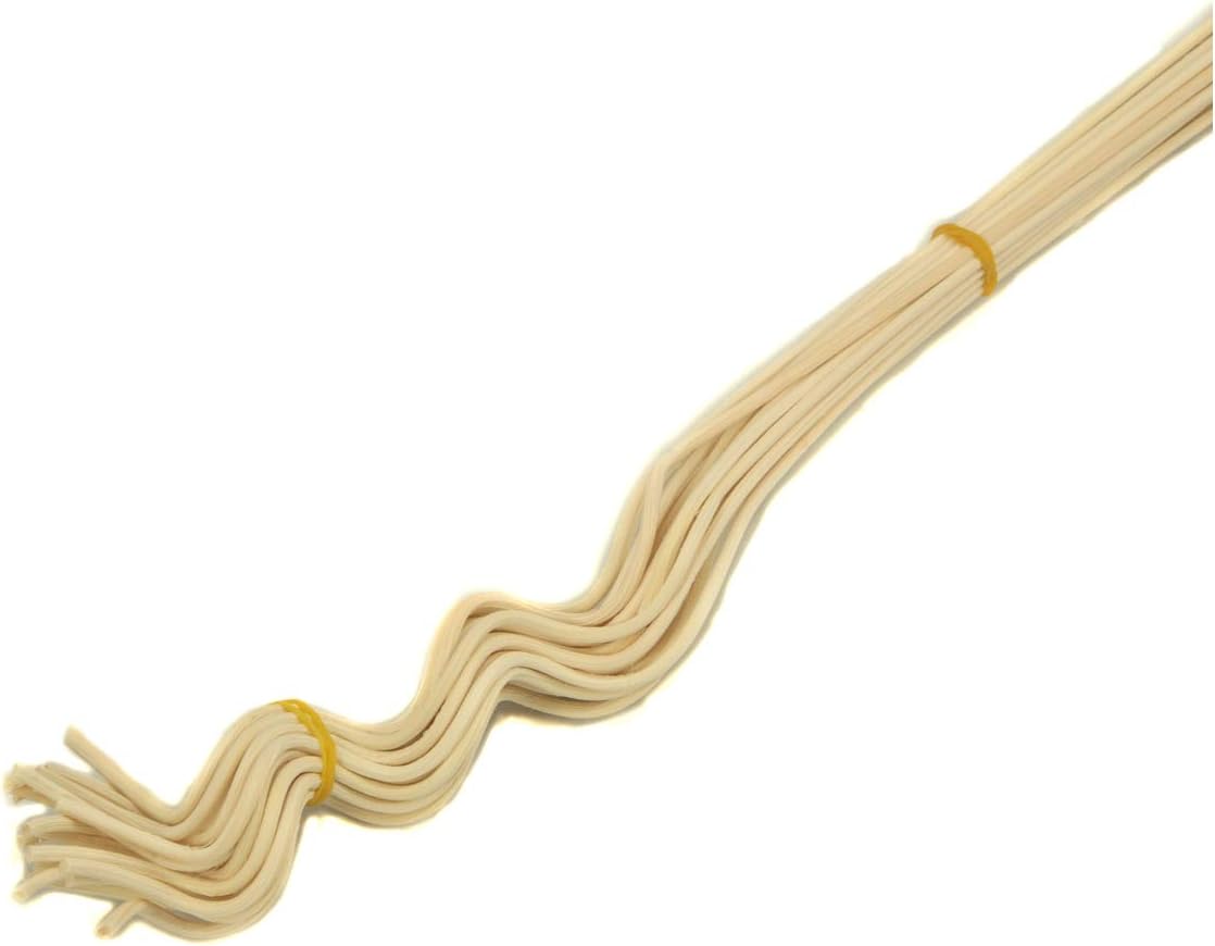 20pcs Wavy Spiraled Natural Reed Diffuser Sticks 12 Inch
