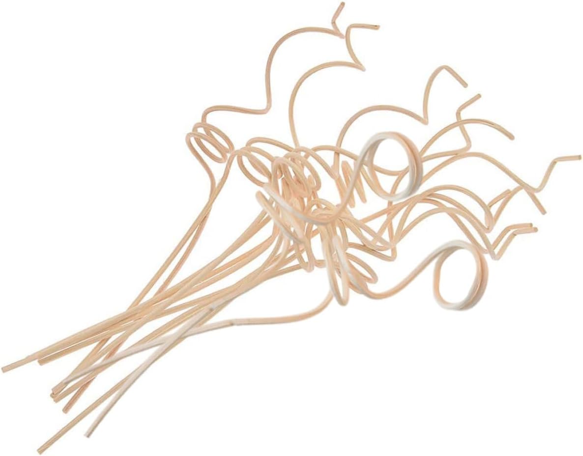 Wakauto 12-Piece Natural Aroma Diffuser Sticks Set for Home Fragrance and Bedroom Decoration