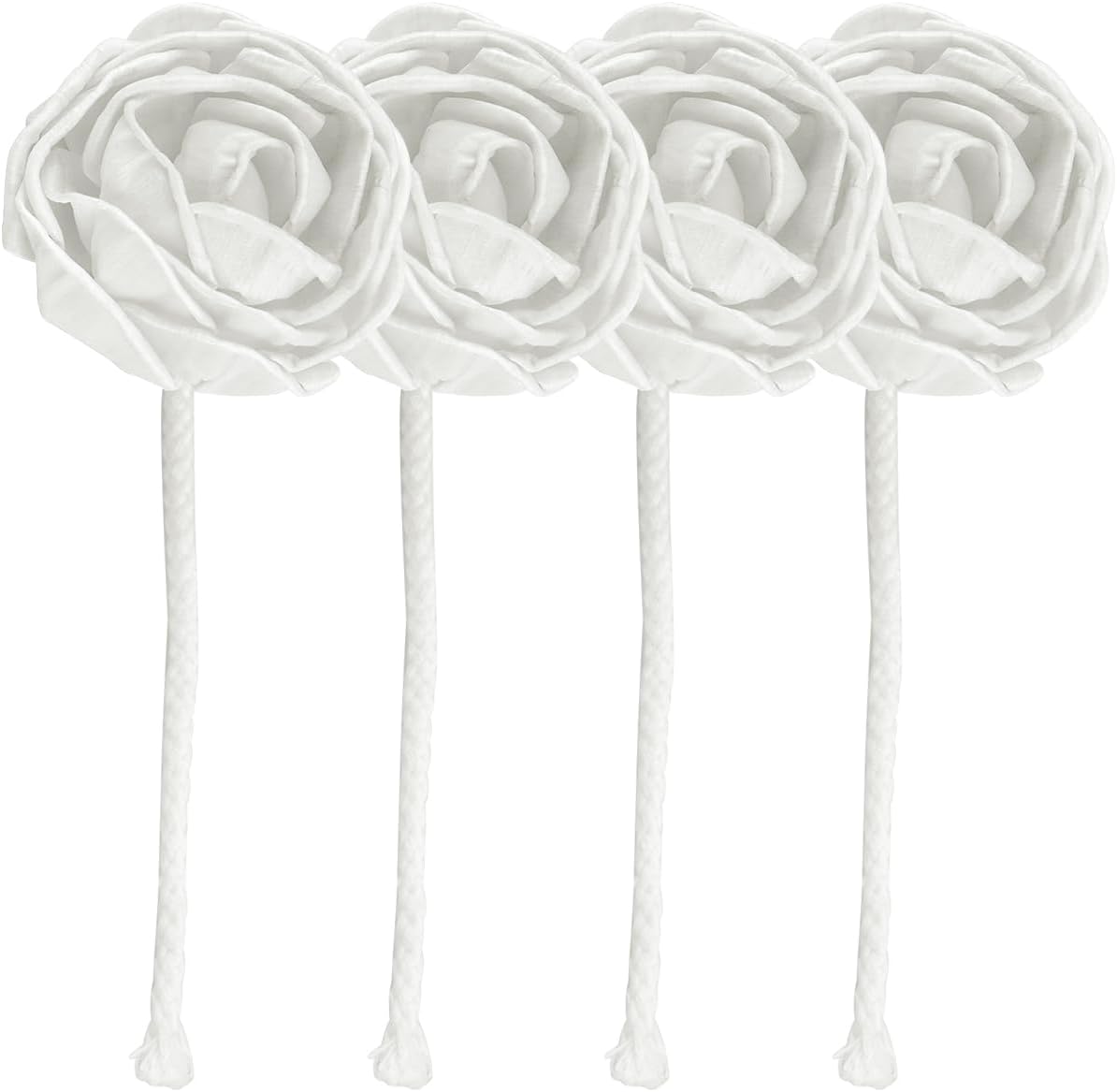 DOERDO 4Pcs Flower Aroma Diffuser Set with Rope