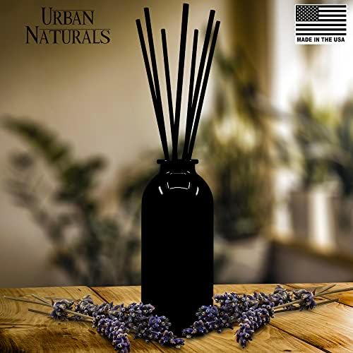 Urban Naturals Lavender Fields Reed Diffuser Set with Real Lavender Stems