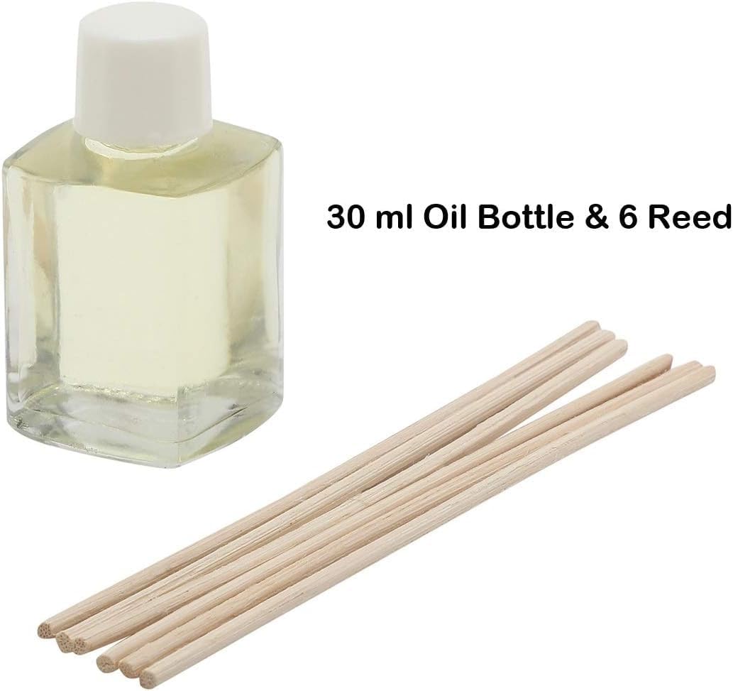 Lemongrass Reed Diffuser Set with Refill Pack