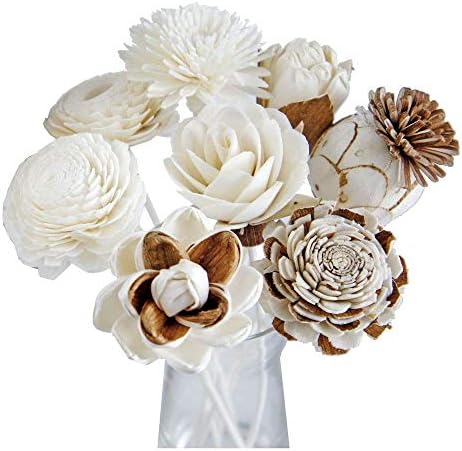 8 Mixed Sola Flower Reed Diffuser Set by Plawanature