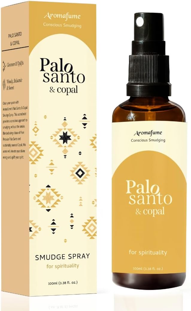 Palo Santo Copal Smudge Spray by Aromafume 100ml