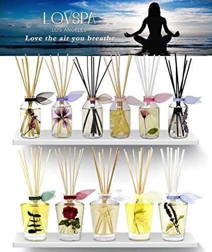 LOVSPA Warm Vanilla Sugar Reed Diffuser Set
