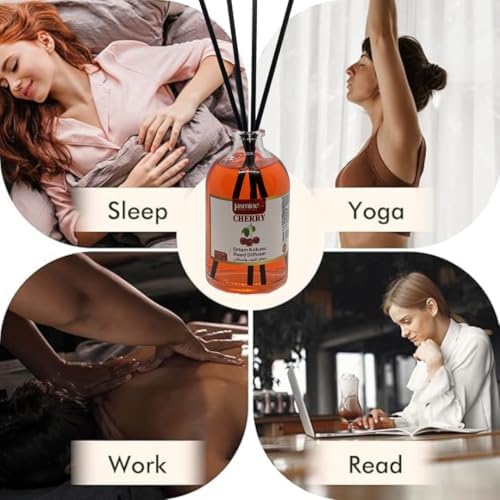 Jasmine Beauty and Care Reed Diffuser Set - Mango Scent 372 Fl Oz