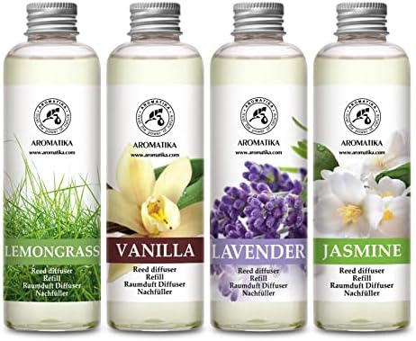AROMATIKA Natural Reed Diffuser Set 4x68 Fl Oz