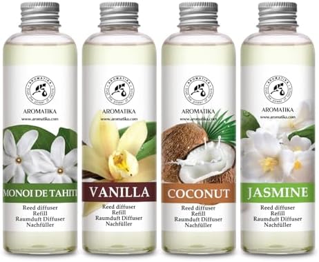 AROMATIKA Reed Diffuser Set 4 x 68 Fl Oz