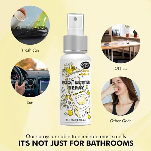 Clean-n-Fresh Toilet Spray 51 Fl Oz Pack of 3 Citrus Scent