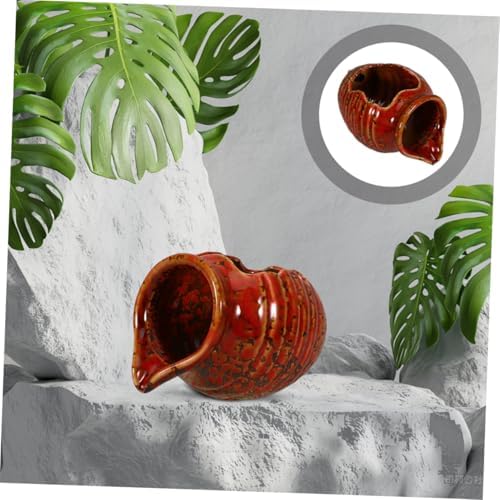 Ceramic Jar Water Fountain Rustic Zen Decor for Indoor and Outdoor Use