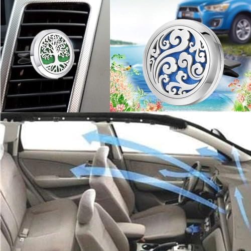 GERRIT 6 Piece Aromatherapy Diffuser Set with 72 Replacement Felt Pads and Gift Bag