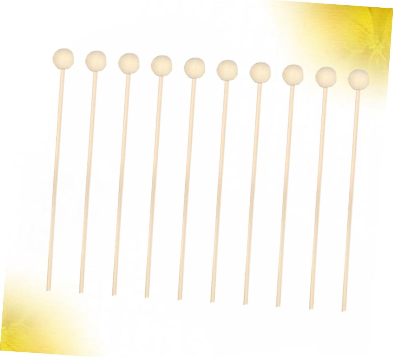 Zerodeko 10pcs Natural Rattan Diffuser Sticks with Wooden Bead Reeds for Home Fragrance