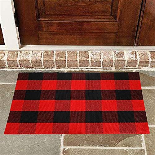 Winwinplus Buffalo Plaid Check Rug 275 X 43 Inch
