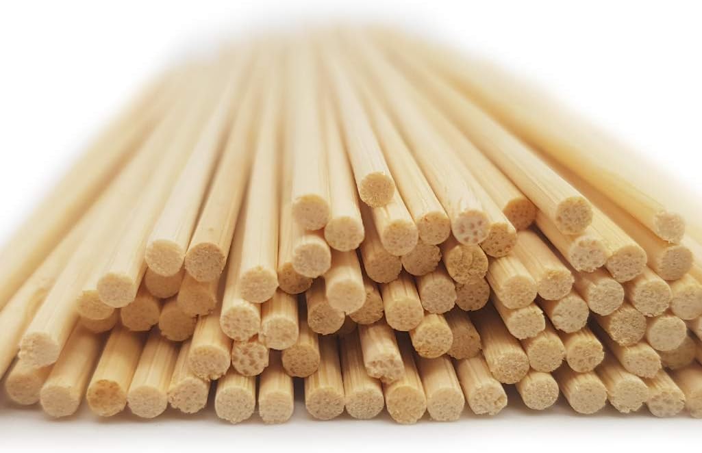Butynara Diffuser Reed Sticks 100 pcs - 6 Inch Natural Rattan