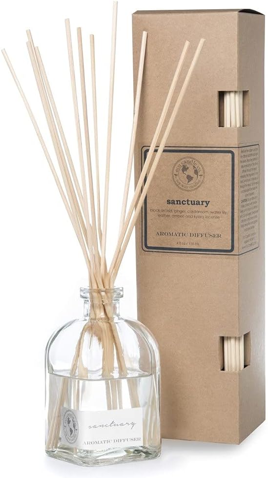 Eco Candle Co Reed Diffuser Set Sanctuary 4 oz