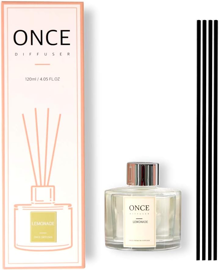ONCE Natural Reed Diffuser Set Lemonade 405 oz 1