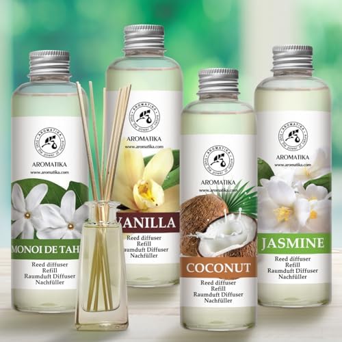 AROMATIKA Reed Diffuser Set 4 x 68 Fl Oz