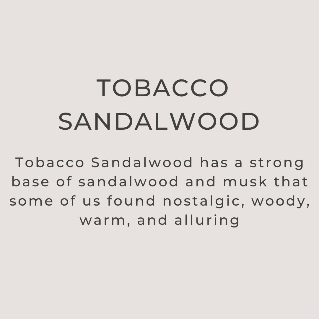 River Birch Tobacco Sandalwood Room Spray 4oz Glass Bottle Luxury Scented Linen Fragrance Handmade in Texas