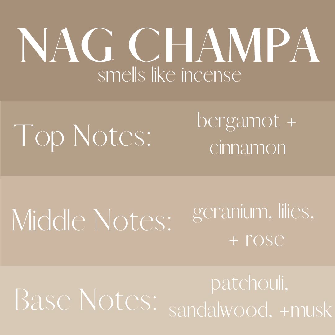 River Birch Nag Champa Scented Room Spray 4 oz Glass Bottle