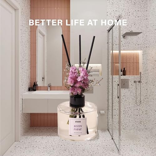 Flower Reed Diffuser Set with Essential Oils and Dried Flowers