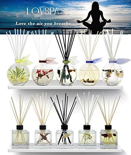 LOVSPA Warm Vanilla Sugar Reed Diffuser Set