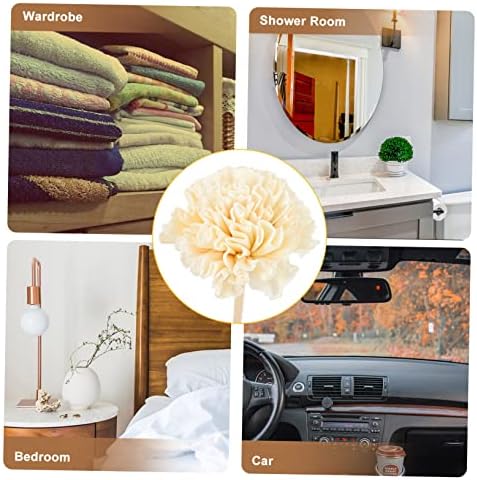 Hemoton Carnation Aroma Diffuser Sticks Set
