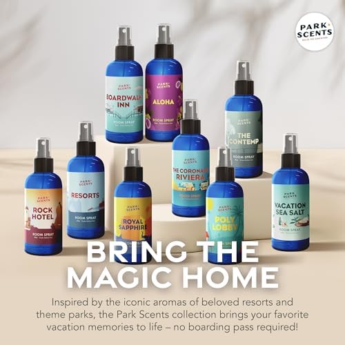 Boardwalk Inn Inspired Luxury Fragrance Room Spray Bergamot Thyme Chrysanthemum Jasmine White Tea 4oz